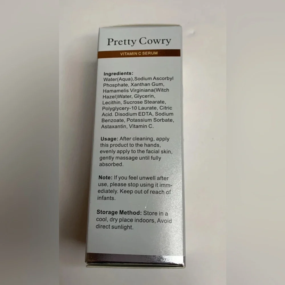 Pretty Cowry Vitamin C Brightening Serum 1 fl oz Anti Aging Hyaluronic Acid New